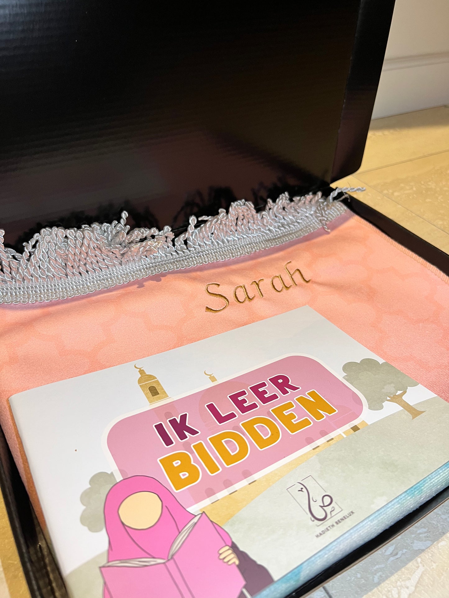 ISLAMICGIFT® Gepersonaliseerd Kindergebedskleed