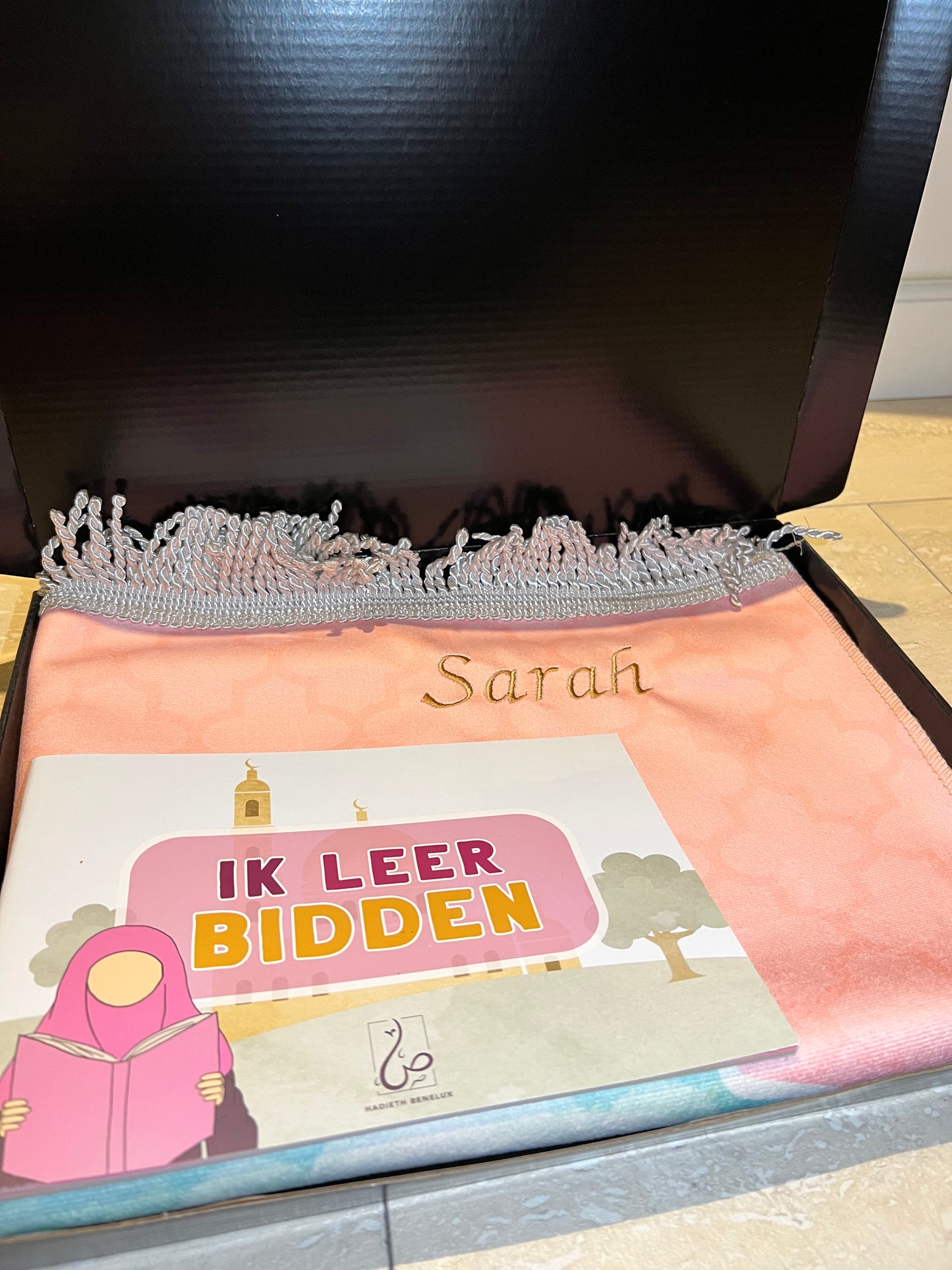 ISLAMICGIFT® Gepersonaliseerd Kindergebedskleed